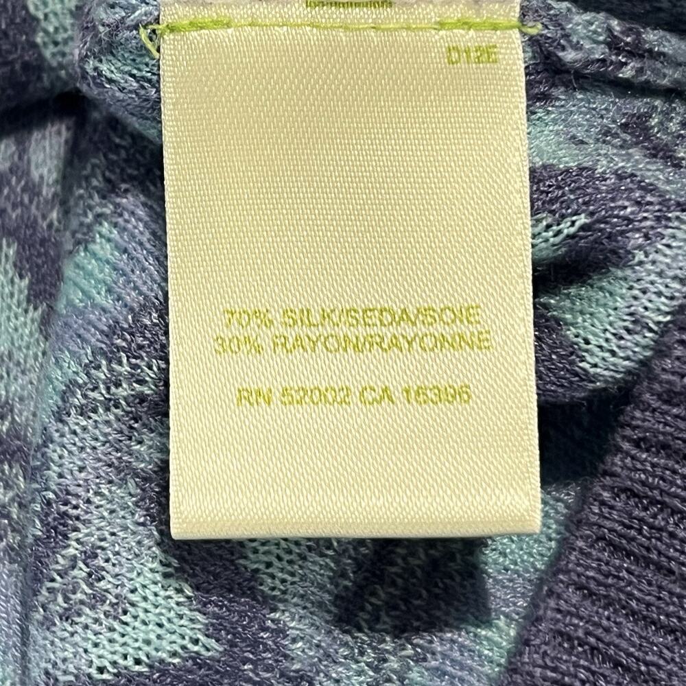 Sigrid Olsen Multi Color Silk Blend Zig Zag Knit … - image 6